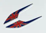 Incognito Britannia UK Edition Bodyside Emblem Metal Sticker Set for All Cars (B)