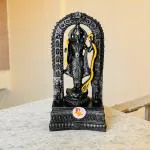 DARIDRA BHANJAN - Ram Lalla Idol Bring Home Blessings of Lord Ram | Ram lalla Statue | Ram Murti | Ayodhya Ram Murti for Car Dashboard.( 7 inch Ram Lalla Statue, black )