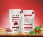 ZELXA HERBAL 100% Organic Hibiscus Powder For Skin, Hair, Hibiscus Tea Of Tropical Hibiscus Roselle Petals For Hair Mask, Hair Oil, Face Pack, And Tea Quality Tested And Verified Edible Grade (50 gm)