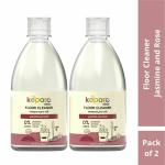 Floor Cleaner Infused With Teatree Oil | Mogra & Rose Fragrance | Skin Safe, Baby Safe & Pet-Friendly Eco-Friendly, Non Toxic | 500 ml X 2