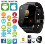 IMMUTABLE Dz09 Bluetooth Smartwatch With Sim Card Slot Callinng Function N104 With Black Strap