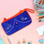 Kiddiewink Cute Soft Plush Cartoon Character Pouches/Birthday Return Gift/School Supply Pouch case with Smooth Zipper