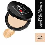 Iba Must Have Velvet Matte Pressed Compact Powder - Cool Vanilla l High Coverage l Ultra Blendable | Weightless | SPF 15