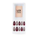 Lick 28 Pcs Animal Print Acrylic Reusable Nails Extension Artificial/False Nail Art