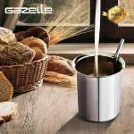 GAZELLE - Stainless Steel Glass with Straw for Kids | Steel Sipper Straw Tumbler for Kids 250ml