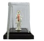 SILVERSPOT JEWEL 999 Pure Silver Beautiful Colorful Sri Ram with Acrylic Base Idol/Statue/Murti for Pooja/Gift Item for Auspicious Occasion/Car Dashboard