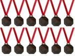 Be Trend Medals for Any Event/School COMPETETION Medals/Sports COMPETETION Medals/Throw Ball Medals/Cricket Medals/Volley Ball Medals/Functions Medals Pack of 3