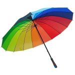 WELTWORLD Rainbow Auto Open Umbrella Rainbow Travel Umbrella Rainbow Folding Umbrella Rainbow Kids Umbrella Rainbow Golf Umbrella Rainbow Parasol Umbrella (PAK OF 1)