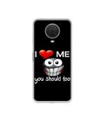 Casotec I Love Me Quotes Design Printed Silicon Soft TPU Back Case Cover for Nokia G20