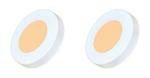 Murphy Round Cablite Surface Warm White LED Recessed Light 3 W (Pack of 2)