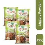 VVD Ayush Jaggery Powder - 500gm Pouch (Pack of 4) | Nattu Sakkarai | Country Brown Sugar