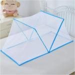 Classic Mosquito Net for Baby | Blue |Portable, Foldable, Bottomless for Infants|Easy to Use