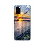 GADGETSWRAP Printed Vinyl Skin Sticker for Samsung Galaxy S20 Plus - Sunrise At Dock