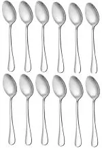 Olrada Stainless Steel Master Spoon 6.5inch length 2mm thickness Tidy- Set of 12pcs