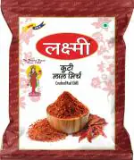 LAXMI Kuti Lal Mirch / Dried Red Chilli Grounded | Dry Mirchi Powdered (500 Gm, Pack of 1)