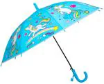 zest 4 toyz Umbrella For Kids Girls Unicorn Printed Umbrella with Whistle Rain Windproof(Pack of 1)