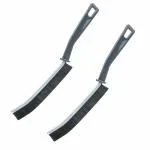 MOSTSHOP Gap Cleaning Brush, Bathroom Gap Cleaning Brush, Clean The Dead Corners of Bathroom Kitchen Tiles, Multifunctional Window Slots, Multi-Purpose Door Window Track Deep Cleaning Brush Supplies(Pack of 2)