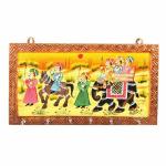 Apka Mart The Online Shop Multicolor Wood Hand Crafted Key Holder Wall Hanging - 12 Inch