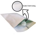 CRAFTWAFT Cloth Lining Secure Envelopes, Green Envelope For Office Letter Document, Courier Green Envelope, Multipurpose Envelope(14X10