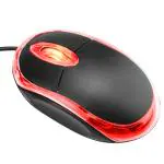 BOPUD USB Mouse Black USB Wired Mouse for Playing game PC/Laptop/Notebook LED Optical Wheel Wired Mouse Laptop Notebook Computer .