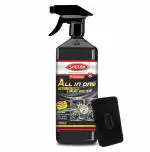 SHEEBA All in One Multipurpose Liquid Polish for Car, Motorbike, Scooter, Office & Household Care I High Gloss I Easy Application I For Interior & Exterior Surfaces - 750mL with Applicator Foam Pad.