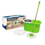 Winberg MOP-PLN-001 Blue Bucket Mop Combo (Pack of 4)