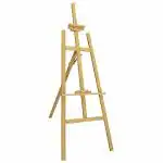 Grandink Wooden Adjustable Brown Easel Stand 6 ft