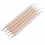 Kidivo Wooden Beige Clay Tool Set (Pack of 5)