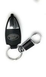 JDP Black, Silver Metal Jawa Keychain