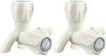 Bathonix MT Set Of 2 Toilet Tap For Home Bath Faucets Bathroom Fittings And Faucets Water Taps Kitchen Tap Shower & Bath Taps Polo 2 Way Bib Tap, Spray Tap For Bathroom Plastic Toilet Tap Bib Tap Faucet (Wall Mount Installation Type)