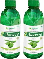 Madren Healthcare Aloe Vera Juice For Skin And Hair, 1 L Each (Pack Of 2)