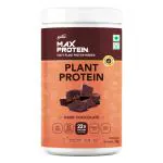 RiteBite Max Protein 100% Naturel Vegan Protein Powder 1kg | 22gm Tasty Plant Protein with Belgian Exotic Dark Chocolate | Dairy Free | Probiotic & Easy to Digest |No Added Sugar | For Men Women