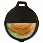 The Indus Valley Non-Stick Black Cast Iron Tawa 12 inch