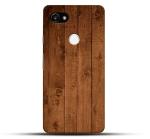 Bhaicover Google Pixel 2XL Plastic Funky Awesome Dark Wooden Premium Designer Printed Hard Back Case and Cover