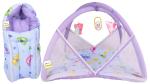 Kwitchy Baby's Foldable Bedding Set with Firm Mattress Play Gym and Sleeping Bag