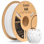 Protomont TECHNOLOGIES ELEGOO ASA Filaments (White): Most Affordable, and UV & weather resistance 3D Printer Filaments for FDM 3D Printers