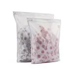 INKULTURE Mesh Laundry Clothes Washing Bag for Washing Machine Combo of 01 Medium and 01 Large(02 Bag)