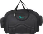 FEDRA Black Polyester Strolley Duffle Bag with Wheels - 60 L