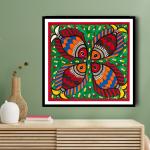 MAMTA DEVI ART AND CRAFT_Madhubani Art Handmade Painting | Fish | Traditional Art Framed Painting for Home décor & Gifting