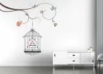 ARASAN GRAPHICS Wall Stickers for Living Room | PVC Vinyl | Multicolour Wall Stickers Decoration Ideas | Wall Stickers Design.(92 cm x 86 cm).