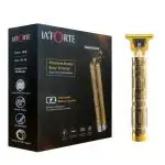 LA' FORTE Professional Heavy Duty Cordless Rechargeable Hair Clipper Trimmer (GOLD)