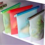 1500ML Silicone Airtight Zip-Lock Freezer|Microwave|Food Preservation Storage Bag(4-Pic,Multi Color)