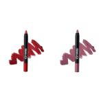 MARS Long Lasting Crayon Lipstick With Matte Finish(02-I Am Strong, 09-Smile Please) Pack of 2