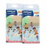 Bumtum Chota Bheem Medium Baby Diaper Pants, 174 Count, Leakage Protection Infused With Aloe Vera, Cottony Soft High Absorb Technology (Pack of 2)