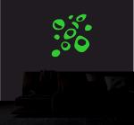 DreamKraft Green Vinyl Glow In The Dark Decorative Radium Sticker 35x37 cm