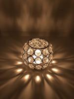 Fashion Bizz Silver Iron Crystal Cup Tealight Holder