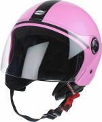 Virgo Pink Motorbike Helmet - M