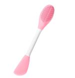 MEXFO Double-Sided Silicone Facial Cleansing Brush, Face Mask Scrubber for Pore Cleansing, Gentle Exfoliating, Remove Oil, Blackhead Brush, Facial, Brush, Portable, Small, Big, Silicone, (6.5 Inch, 1) (PACK OF 1)