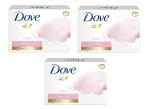Dove Transparent Pink Beauty Cream Bar, 405 Gm (Pack Of 3)