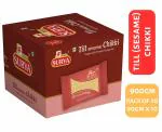 HF, Surya 900g Tilli / Sesame Chikki (Pack of 10; 90g each) (10 x 90g) |Indian Sweet